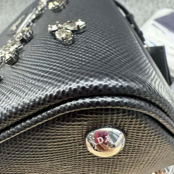 100% Authentic Prada Blue Panier Shoulder Bag - Picture 7 of 14